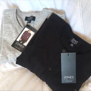 Set of 2 Jones New York Sweater Cardigans